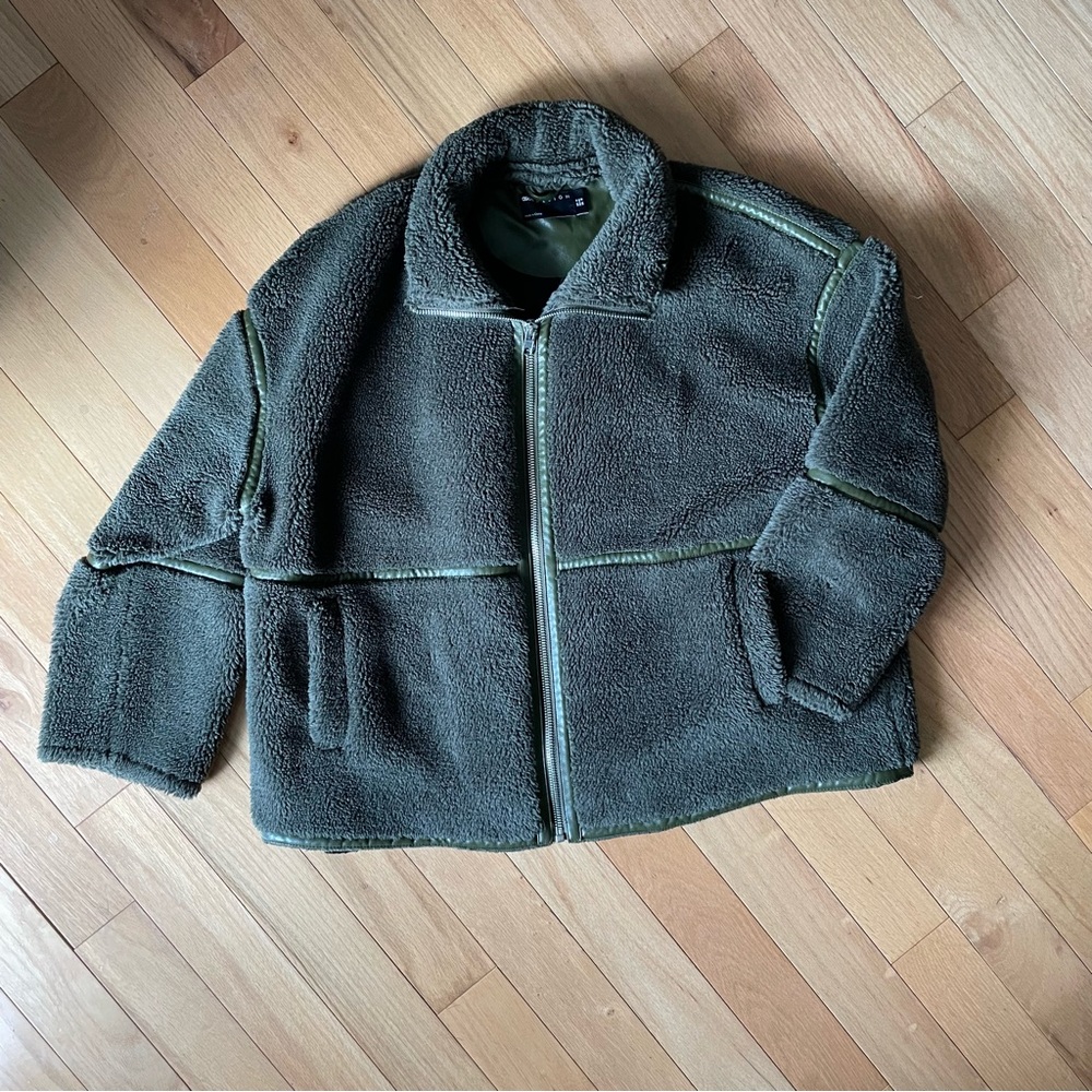 Asos Sherpa Zip-Up Teddy Jacket - Picture 3 of 4
